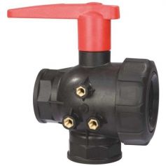 Vanne Man. Arag 3 voies 2'' - sphère en L Vanne Man. Arag 3 voies 2'' - sphère en L