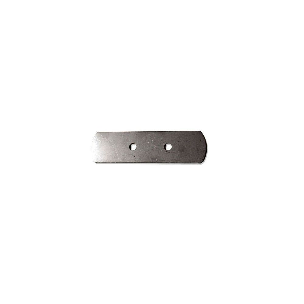Plaque inox pour godet 3 rivets réf. 944011361 - New Holland