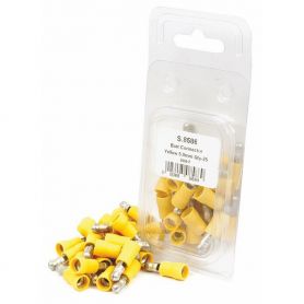 COSSES(x25) CYLINDRIQUE MÂLE, JAUNE, 5mm