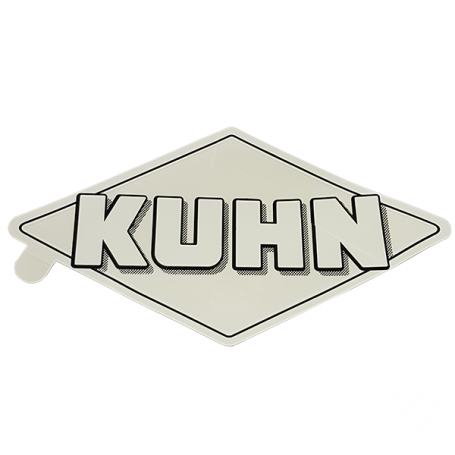 Logo Kuhn 207 blanc/transparent réf. k9500070 - Kuhn Logo Kuhn 207 blanc/transparent réf. k9500070 - Kuhn