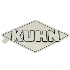 Logo Kuhn 207 blanc/transparent réf. k9500070 - Kuhn Logo Kuhn 207 blanc/transparent réf. k9500070 - Kuhn