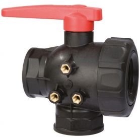 Vanne Man. Arag 3 voies 1''1/2   - sphère en T