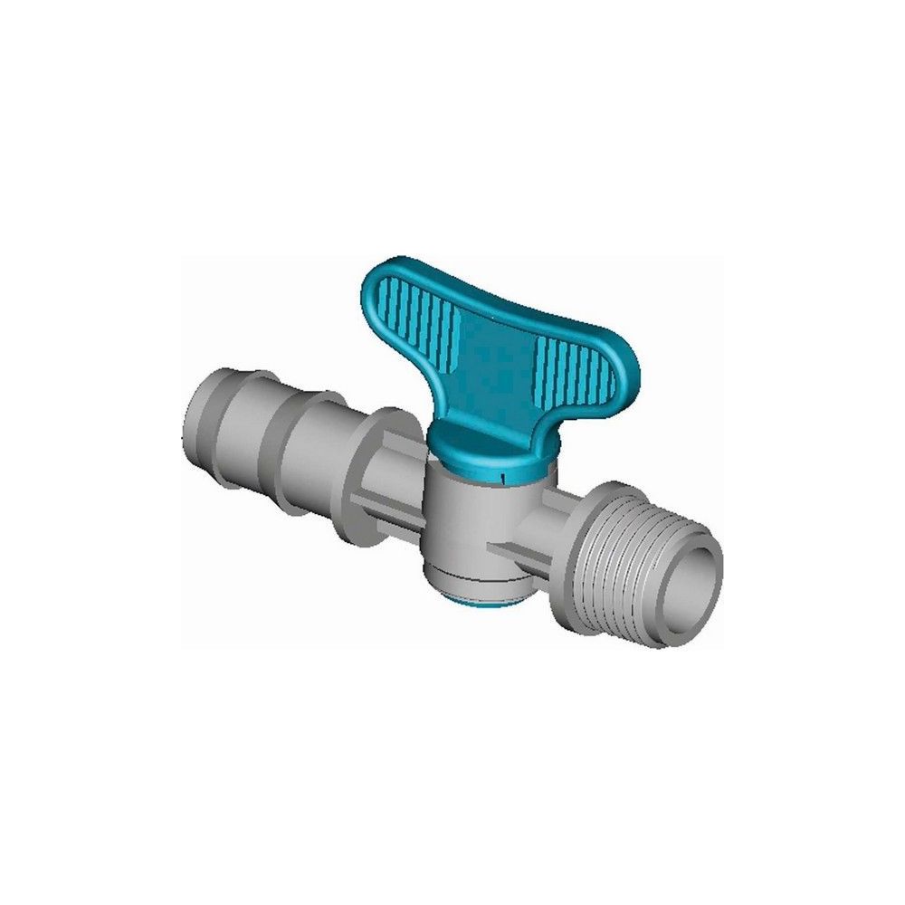 Vanne Manuelle Micro Irrigation 1/2''M x ø16
