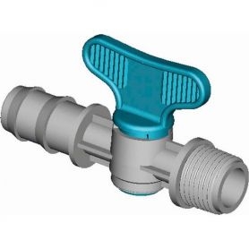 Vanne Manuelle Micro Irrigation 3/4''M x ø25