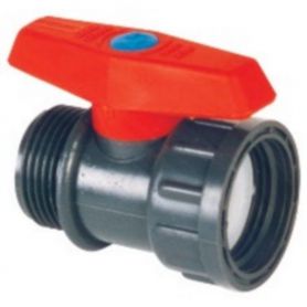Vanne Manuelle PVC 2 voies M/F 3/4''