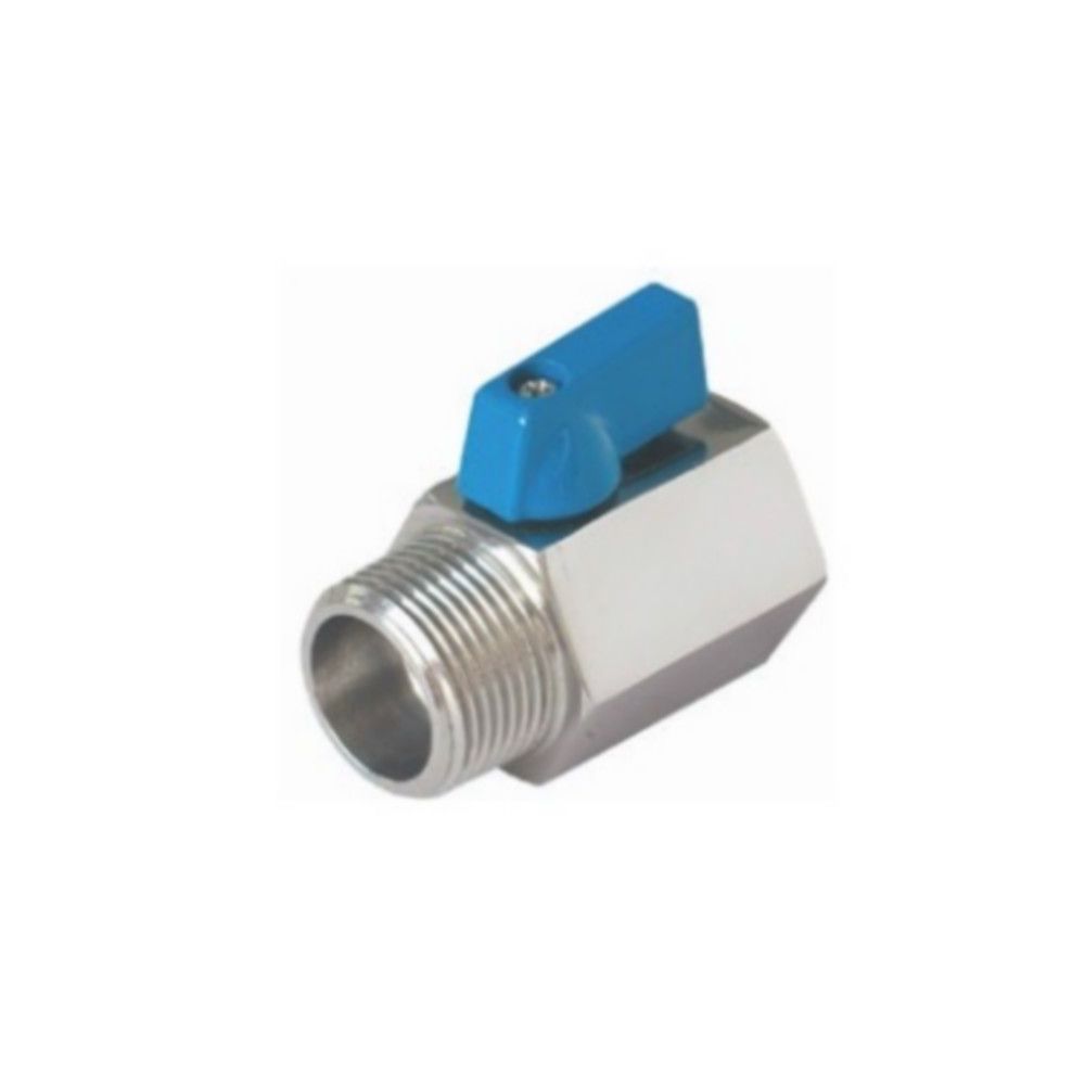 Vanne compacte INOX 3/8'' M/F