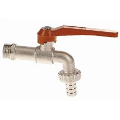ROBINET 1/4 TOUR NICKELÉE 3/4'' X 19