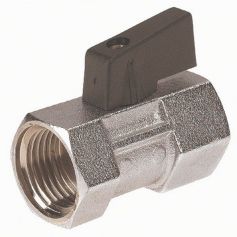 VANNE LAITON CHROMÉ 1/4'' F/F