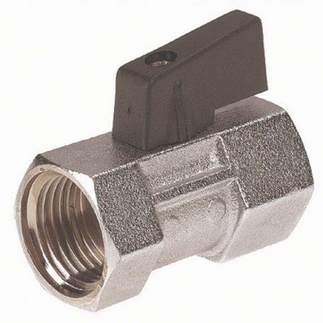 VANNE LAITON CHROMÉ 3/8'' F/F