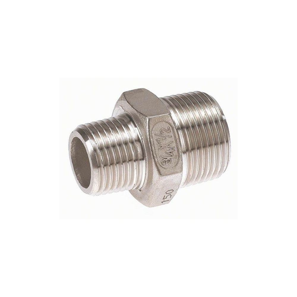 Mamelon Double Réduit - Inox 3'' x 2''1/2