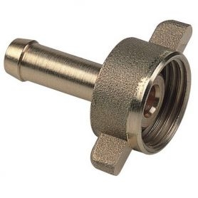 Embout Laiton Cannelé à Ecrou Taraudé Femelle 1/2'' x ø8