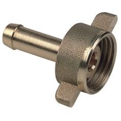 EMBOUT LAITON CANNELÉ À ÉCROU TARAUDÉ FEMELLE 1/2'' X Ø8