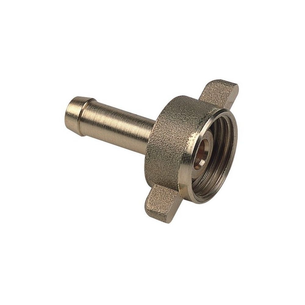 Embout Laiton Cannelé à Ecrou Taraudé Femelle 1/2'' x ø8