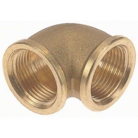 Coude Laiton Femelle 1/2''