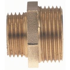 MAMELON DOUBLE RÉDUIT LAITON - MÂLE/MÂLE 1'' X 3/4'' MAMELON DOUBLE RÉDUIT LAITON - MÂLE/MÂLE 1'' X 3/4''