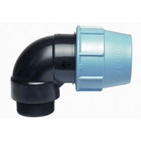 Racc. compr. polypro Coude ø50 x M1''1/2