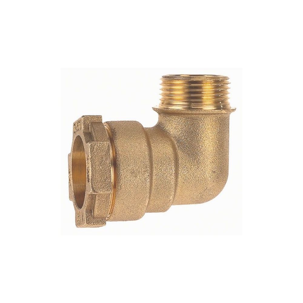 Racc. compr. Laiton Coude ø25 x M3/4''