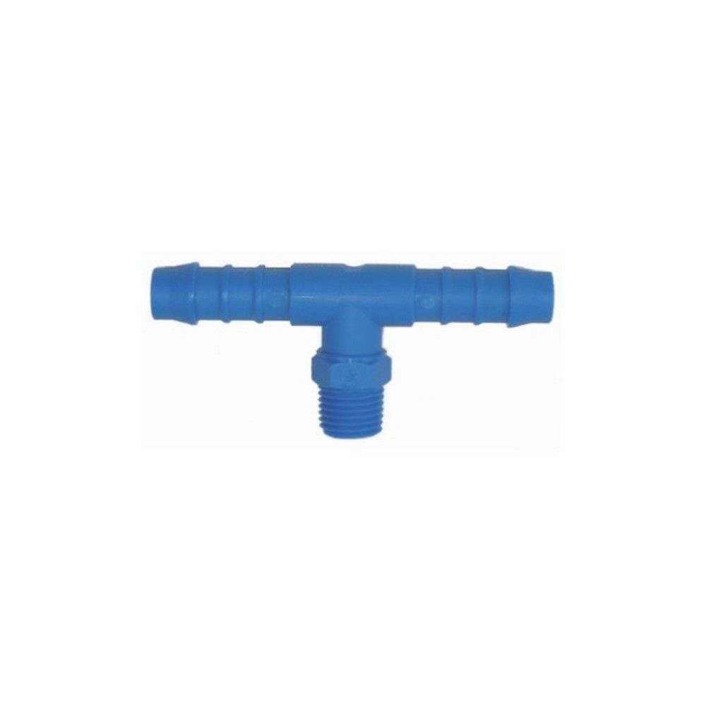 Té Fileté / Cannelé 1/2''M x ø12