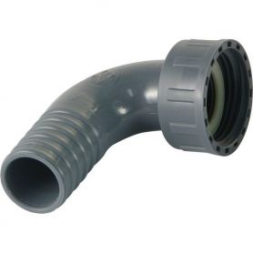 Embout Cannelé 90° Ecrou Fem 1''1/2 x 40