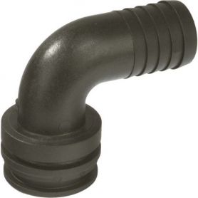 Raccord agrafe T Mâle Coudé / Cannelé ø16 T4