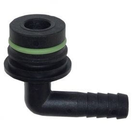 Raccord sortie vanne ø 13 coudé 90°