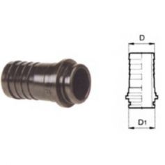 TUBULURE DROITE (JT) Ø 32 POUR ÉCROU 1''1/2
