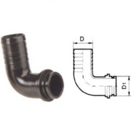 Tubulure Coudée (jt) ø 40 pour écrou 1''1/2
