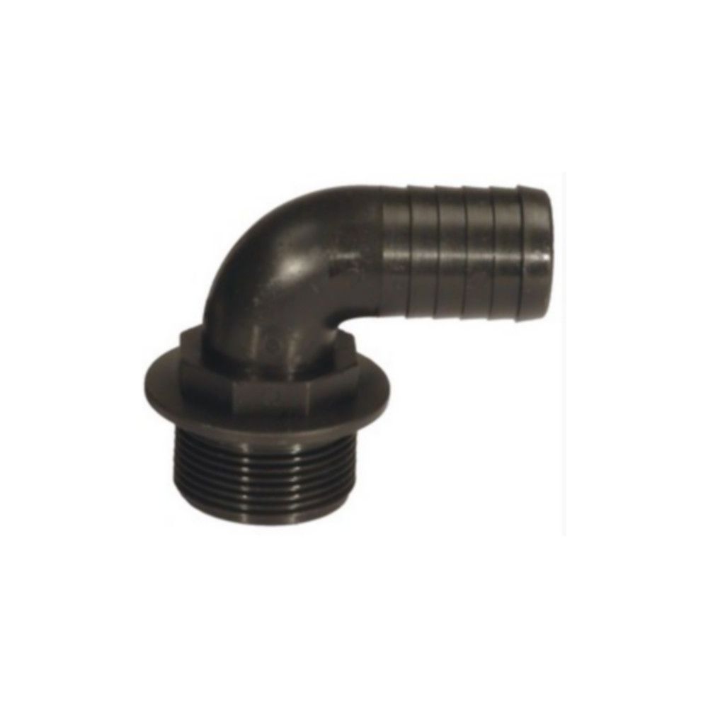 Embout Cannelé Coudé 90° M 1''1/2 x ø32