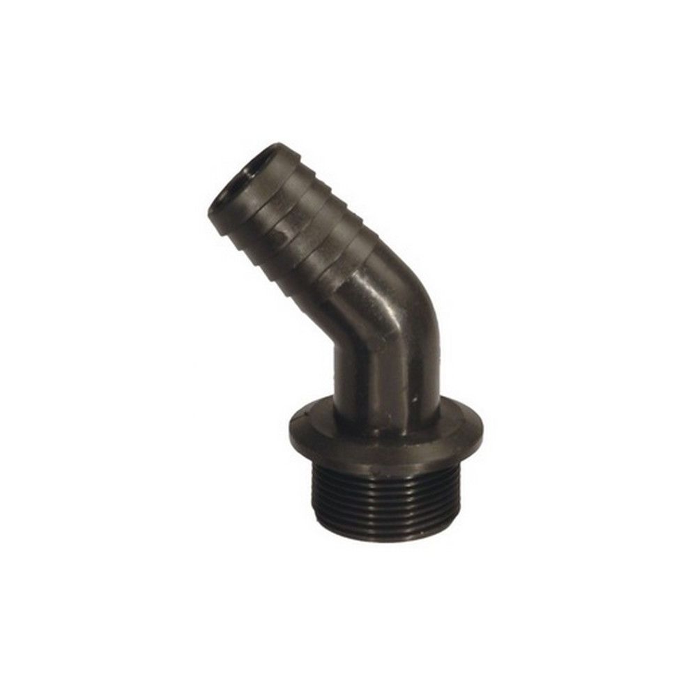 Embout Cannelé Coudé 45°- M 1''1/2x ø30
