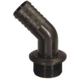 Embout Cannelé Coudé 45° -M 1''1/2x ø40