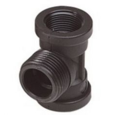 TÉ FEM 1/2'' X MÂLE 1'' X FEM 1/2''