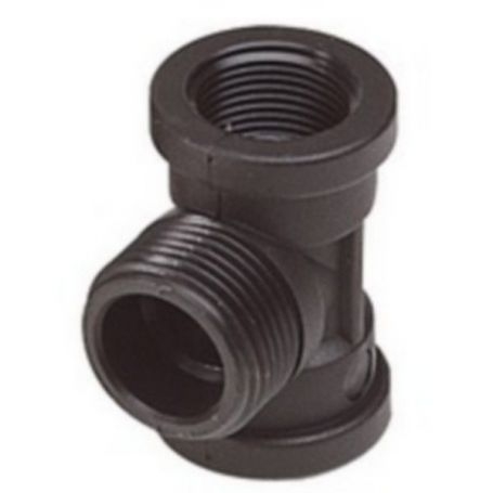 TÉ FEM 3/4'' X MÂLE 1'' X FEM 3/4''