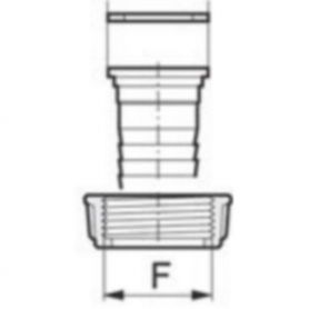 Joint Plat  ø int 10  -  ø ext 14