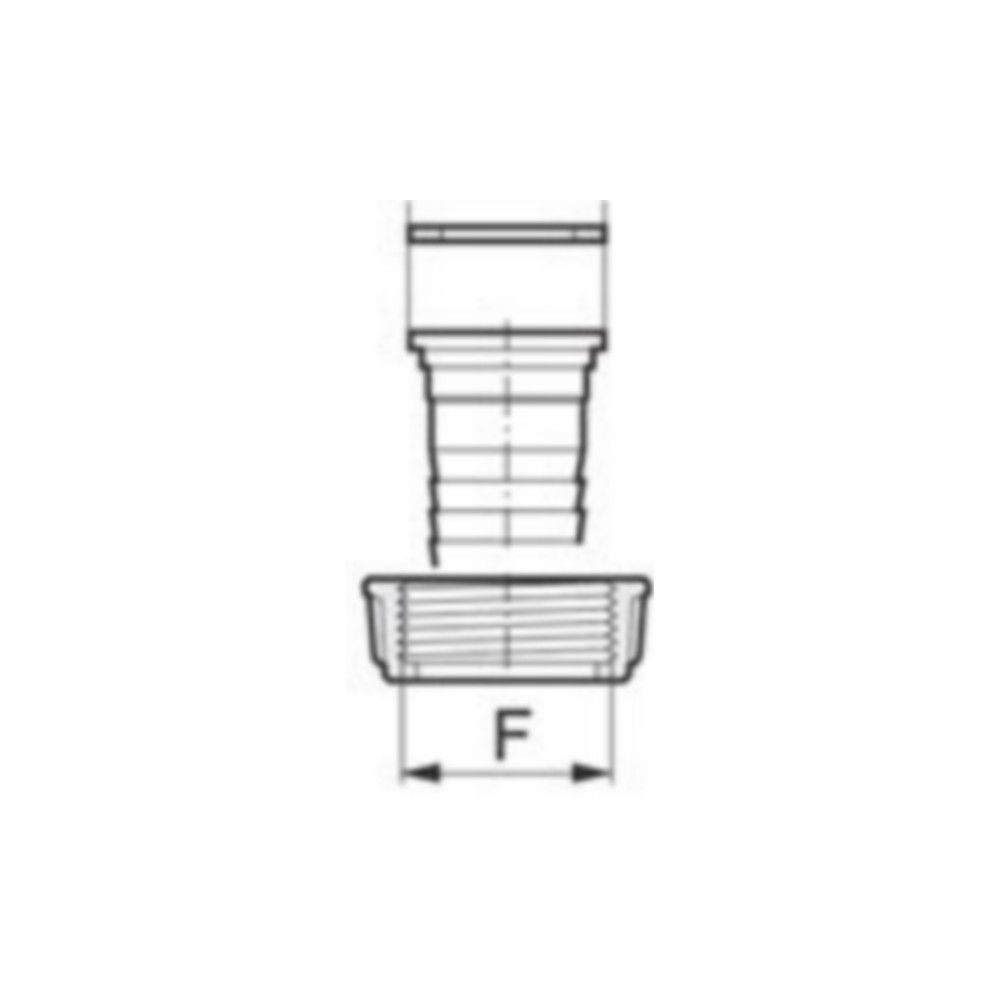 Joint Plat  ø int 10  -  ø ext 14