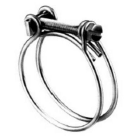 COLLIER DOUBLE GRIP INOX 70 X 75