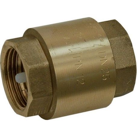 CLAPET ANTI RETOUR LAITON F/F 1''