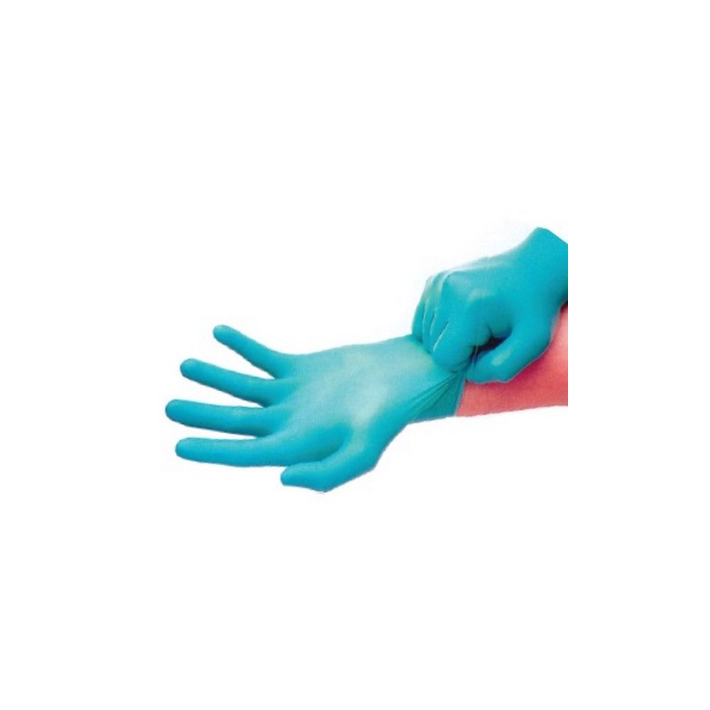Boite 100 Gants Jetables - Nitrile Bleu XL