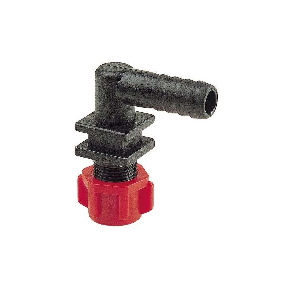 Porte Buse Coudé ø10 avec écrou 3/8''