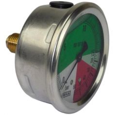 MANOMÈTRE Ø63 - 0 À 60 BARS - 1/4'' ARRIÈRE