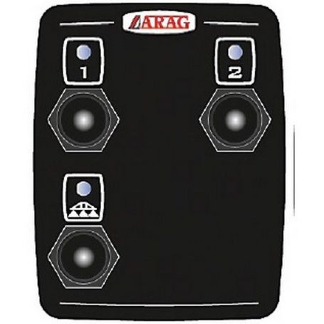 Boitier de commande de vannes motorisées ARAG pour 2 tronçons et général Boitier de commande de vannes motorisées ARAG pour 2 tronçons et général