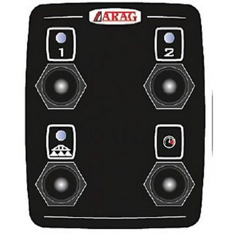 Boitier de commande de vannes motorisées ARAG pour 2 tronçons, général et pression Boitier de commande de vannes motorisées ARAG pour 2 tronçons, général et pression