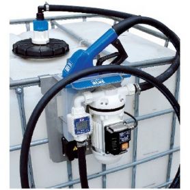 Kit pompe AdBlue 220v container - Pitolet Auto. + Compteur