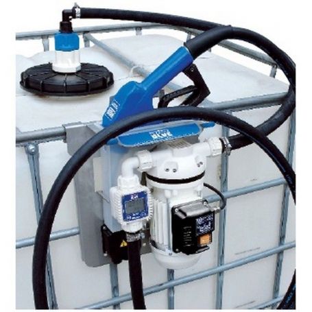 Kit pompe ADBLUE 220V conteneur - Pistolet auto. + compteur Kit pompe ADBLUE 220V conteneur - Pistolet auto. + compteur
