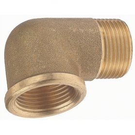 Coude Laiton Mâle Femelle 3/8''