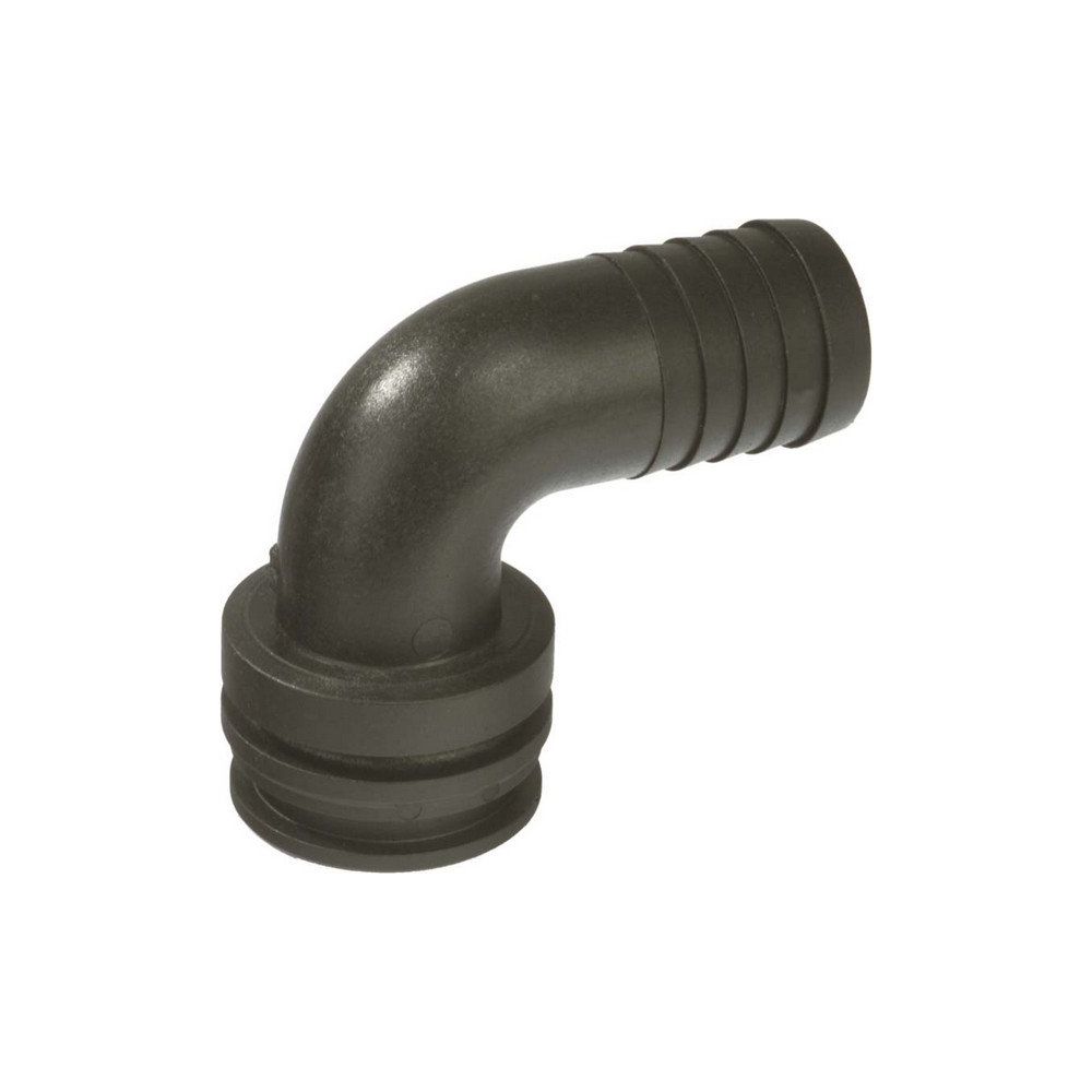 Raccord agrafe T Mâle Coudé / Cannelé ø25 T5