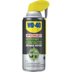WD40 SPÉCIALIST - NETTOYANT CONTACT 400 ML SÉCHAGE RAPIDE WD40 SPÉCIALIST - NETTOYANT CONTACT 400 ML SÉCHAGE RAPIDE