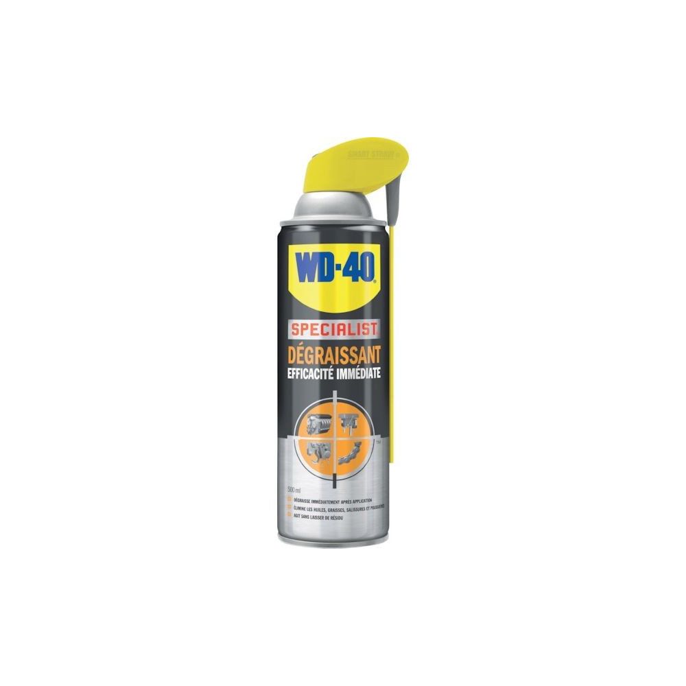WD40 Spécialist - Dégraissant 500 ml Efficacité immédiate