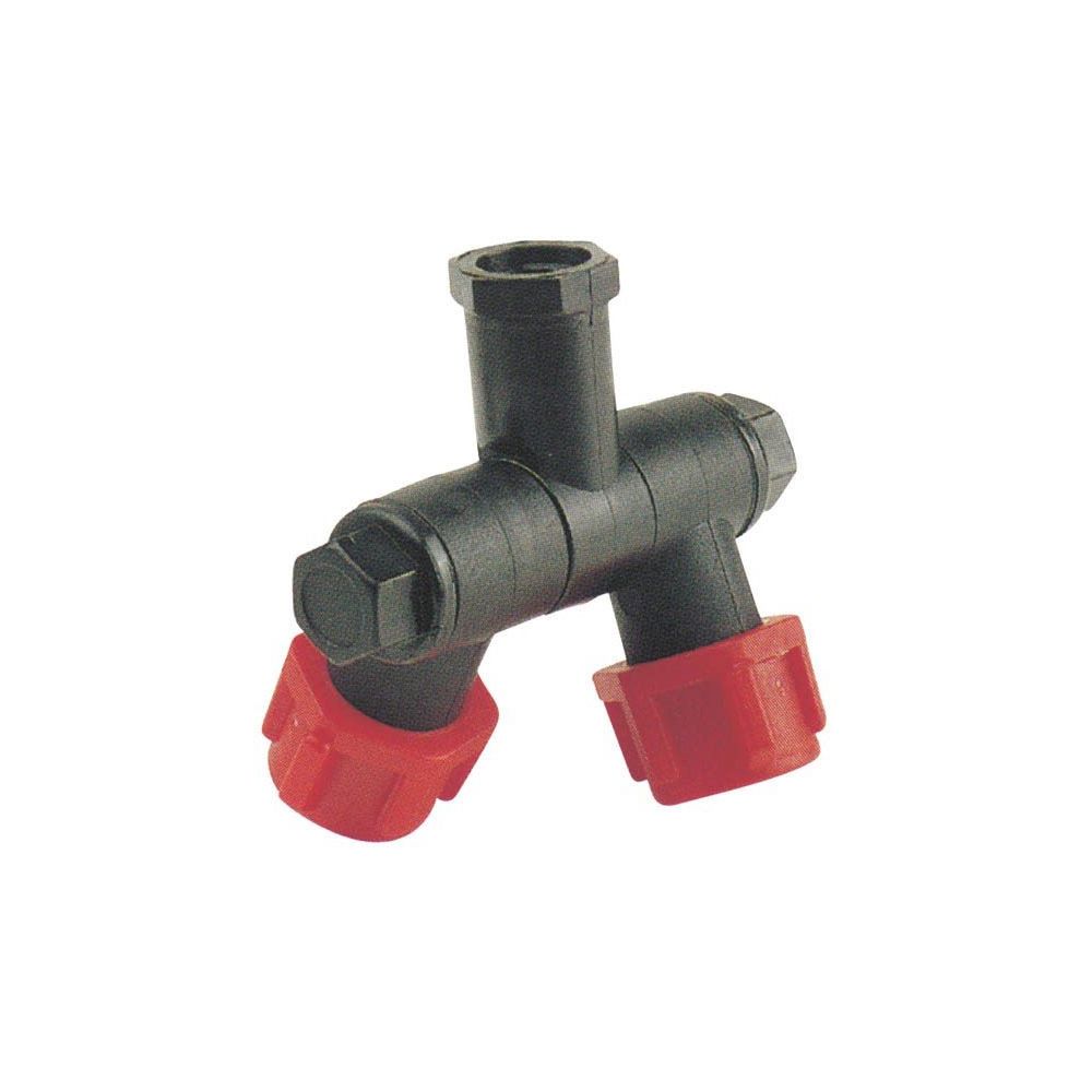 Portejet articulé Double Entrée 1/4''F Sortie 3/8''M