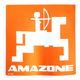 AUTOCOLLANT LOGO AMAZONE 270X270 Réf. MF286 AMAZONE