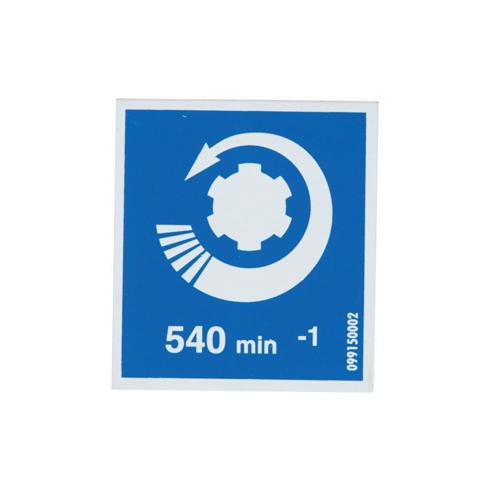 ÉTIQUETTE ADHÉSIVE 540 MIN RÉF. 09915000 - KUHN